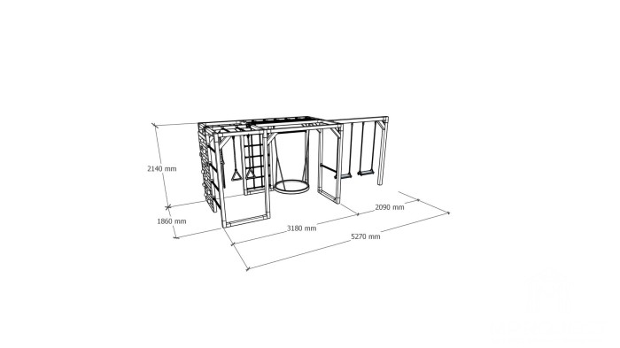 Kreatív fa játszótér