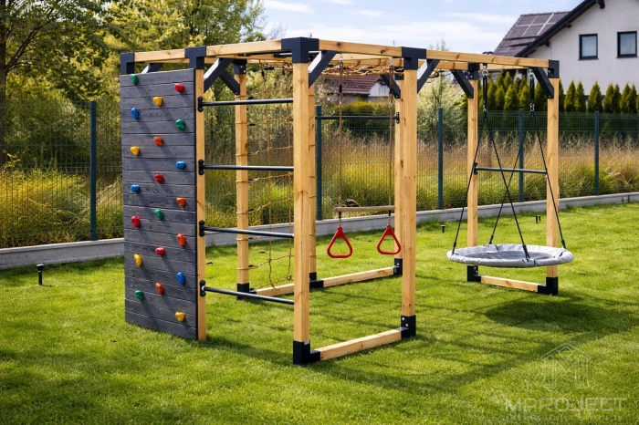 Interaktív fa játszótér