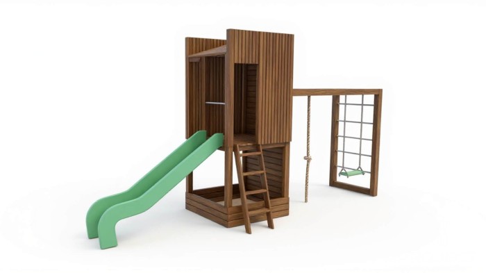 Designos fa játszótér