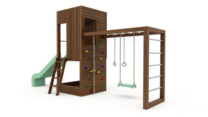 Designos fa játszótér