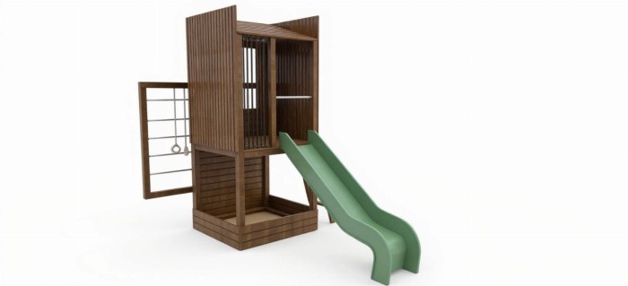 Designos fa játszótér