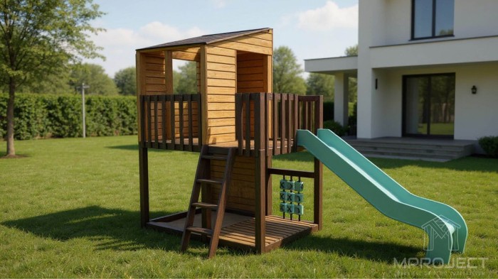 Kompakt fa játszótér