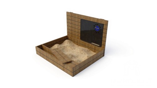 Oktató kerti homokozó