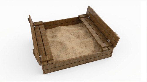 Zárható kerti homokozó