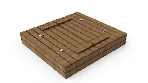 Zárható kerti homokozó