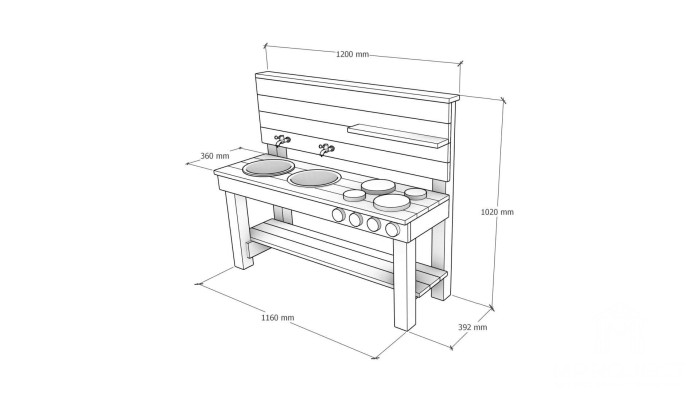 Érzékszervi sáros konyha