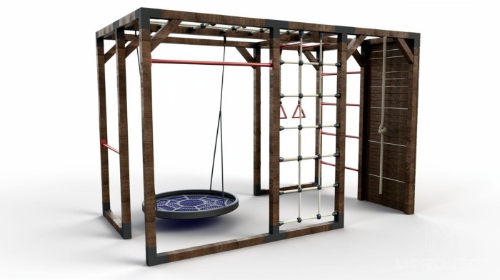 Interaktív fa játszótér