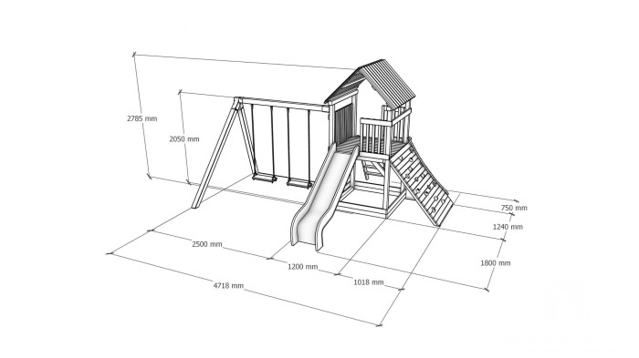 Integrációs fa játszótér